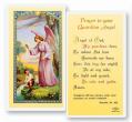  PRAYER TO GUARDIAN ANGEL - BOY HOLY CARD (25 pc) 