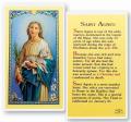  "Saint Agnes" Laminated Prayer/Holy Card (25 pc) 