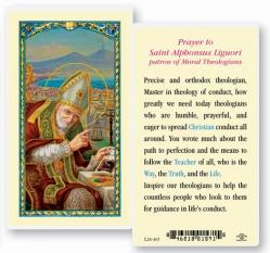  \"Prayer to Saint Alphonsus Liguori\" Laminated Prayer/Holy Card (25 pc) 