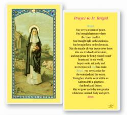 \"Prayer to St. Brigid\" Laminated Prayer/Holy Card (25 pc) 