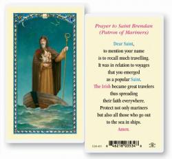  \"Prayer to Saint Brendan\" Laminated Prayer/Holy Card (25 pc) 