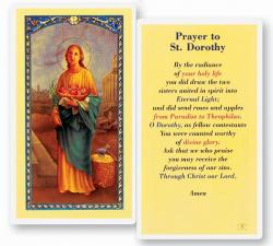  \"Prayer to St. Dorothy\" Laminated Prayer/Holy Card (25 pc) 