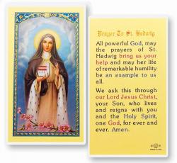  \"Prayer to St. Hedwig\" Laminated Prayer/Holy Card (25 pc) 