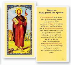  \"Prayer to Saint James the Apostle\" Laminated Prayer/Holy Card (25 pc) 