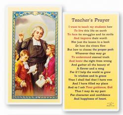  \"Teacher\'s Prayer\" Laminated Prayer/Holy Card (25 pc) 