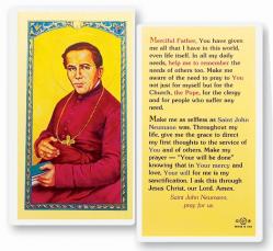  \"St. John Neumann\" Laminated Prayer/Holy Card (25 pc) 