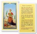  "Saint Laurence" Laminated Prayer/Holy Card (25 pc) 