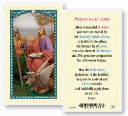  \"Prayer to St. Luke\" Laminated Prayer/Holy Card (25 pc) 