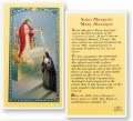  "Saint Margaret Mary Alacoque" Laminated Prayer/Holy Card (25 pc) 