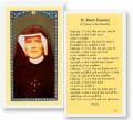  "St. Maria Faustina" Laminated Prayer/Holy Card (25 PC) 