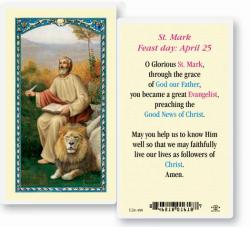  \"St. Mark\" Laminated Prayer/Holy Card (25 pc) 