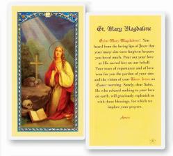  \"St. Mary Magdalene\" Laminated Prayer/Holy Card (25 pc) 