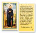  "Prayer to St. Peregrine" Laminated Prayer/Holy Card (25 pc) 
