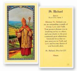  \"St. Richard\" Laminated Prayer/Holy Card (25 pc) 