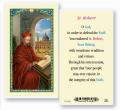  "St. Robert" Laminated Prayer/Holy Card (25 pc) 