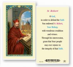  \"St. Robert\" Laminated Prayer/Holy Card (25 pc) 