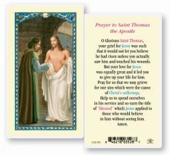  \"Prayer to Saint Thomas the Apostle\" Laminated Prayer/Holy Card (25 pc) 