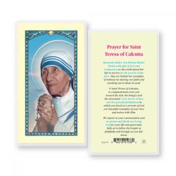  \"Prayer for Saint Teresa of Calcutta\" Laminated Prayer/Holy Card (25 pc) 