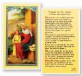  "Prayer to St. Anne" Laminated Prayer/Holy Card (25 pc) 