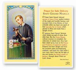  \"Prayer for Safe Delivery St. Gerard Majella\" Laminated Prayer/Holy Card (25 PC) 