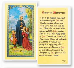  \"Prayer for Motherhood\" Laminated Prayer/Holy Card (25 PC) 