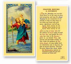  \"Prayer Before a Journey\" Laminated Prayer/Holy Card (25 pc) 