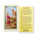  "St. Joseph Patron of Workers" Laminated Prayer/Holy Card (25 pc) 