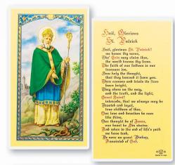  \"Hail, Glorious St. Patrick\" Laminated Prayer/Holy Card (25 pc) 