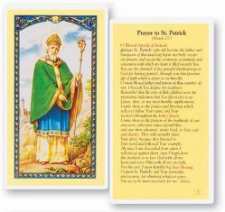  \"Prayer to St. Patrick\" Laminated Prayer/Holy Card (25 pc) 