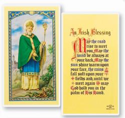  \"An Irish Blessing\" Laminated Prayer/Holy Card (25 pc) 