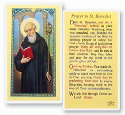  \"Prayer to St. Benedict\" Laminated Prayer/Holy Card (25 pc) 