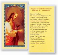  \"Prayer for the Extraordinary Minister of Communion\" Laminated Prayer/Holy Card (25 pc) 