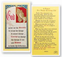  \"A Prayer for Those Growing Old\" Laminated Prayer/Holy Card (25 pc) 