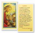  "Love" Laminated Prayer/Holy Card (25 pc) 