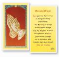  "The Serenity Prayer" Laminated Prayer/Holy Card (25 pc) 