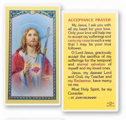  \"Acceptance Prayer\" Laminated Prayer/Holy Card (25 pc) 