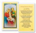  "A Single-Parent's Prayer" Laminated Prayer/Holy Card (25 pc) 