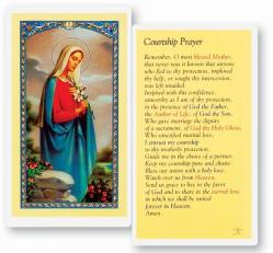 \"Courtship Prayer\" Laminated Prayer/Holy Card (25 pc) 