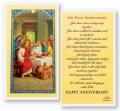 "On Your Anniversary" Laminated Prayer/Holy Card (25 pc) 