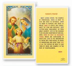  \"Parents Prayer\" Laminated Prayer/Holy Card (25 pc) 