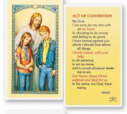  \"Act of Contrition\" Laminated Prayer/Holy Card (25 pc) 