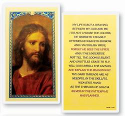  \"My Life is But a Weaving\" Laminated Prayer/Holy Card (25 pc) 