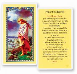  \"Prayer for a Retreat\" Laminated Prayer/Holy Card (25 pc) 