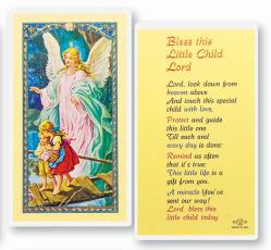  \"Bless This Little Child Lord\" Laminated Prayer/Holy Card (25 pc) 