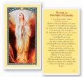  "Novena to Our Lady of Lourdes" Laminated Prayer/Holy Card (25 pc) 