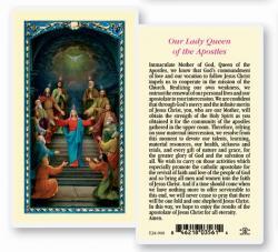 \"Our Lady Queen of the Apostles\" Laminated Prayer/Holy Card (25 pc) 