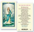  "Our Lady Star of the Sea" Laminated Prayer/Holy Card (25 pc) 