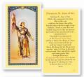 "Novena to St. Joan of Arc" Laminated Prayer/Holy Card (25 pc) 