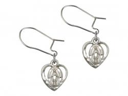  Sterling Silver Miraculous Dangle Earrings 