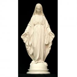  Our Lady of Grace Statue in Alabaster, 16.5\"H 